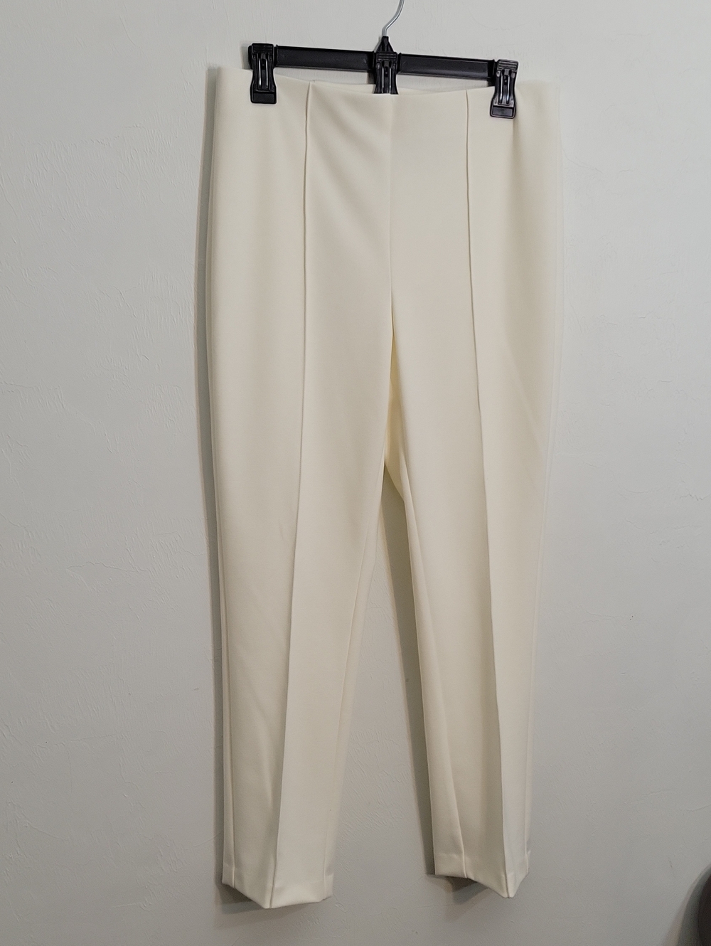 Ruby Rd. Cream Straight-Leg Ponte Pants